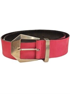 VERSUS VERSACE | Pink Leather Statement Belt IT 80
